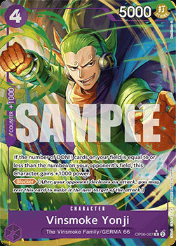 Vinsmoke Yonji (OP06-067) (V.4) - The Best (Alternate Art) [PRB01-OP06-067]