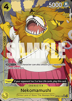 Nekomamushi (OP06-110) (V.3)⁣ - The Best⁣ (Uncommon)⁣ [OP06-110]