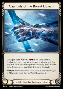 Gauntlets of the Boreal Domain (Rainbow Foil) - Armory Deck Origins: Jarl Vetreidi (Legendary) [AJV-006]