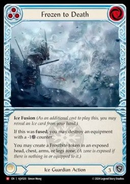 Frozen to Death (Rainbow Foil) - Armory Deck Origins: Jarl Vetreidi (Majestic) [AJV-020]