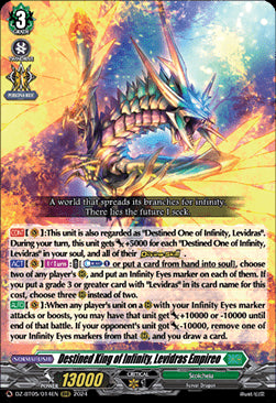 Destined King of Infinity, Levidras Empireo [D-Format] (V.1 - Triple Rare)⁣ - Omniscient Awakening⁣ (Triple Rare)⁣ [014]