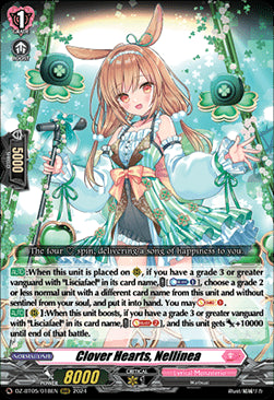 Clover Hearts, Nellinea [D-Format] (V.1 - Triple Rare)⁣ - Omniscient Awakening⁣ (Triple Rare)⁣ [018]