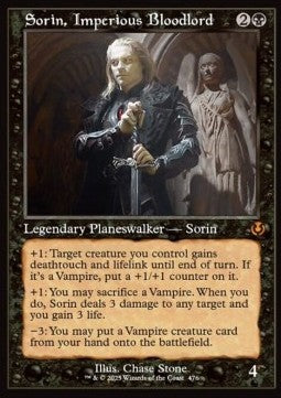 Sorin, Imperious Bloodlord (V.2)⁣ - Innistrad Remastered: Extras⁣ (Mythic)⁣ [476]