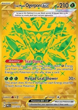 Teal Mask Ogerpon ex⁣ - Prismatic Evolutions⁣ (Secret Rare)⁣ [177]