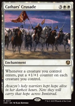 Cathars' Crusade⁣ - Innistrad Remastered⁣ (Rare)⁣ [17]