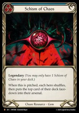 Schism of Chaos (Rainbow Foil)⁣ - The Hunted⁣ (Fabled)⁣ [000]
