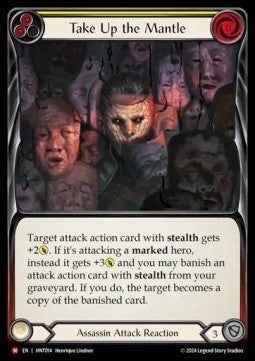 Take Up the Mantle (Rainbow Foil)⁣ - The Hunted⁣ (Majestic)⁣ [014]