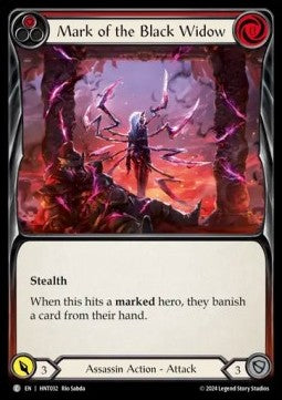 Mark of the Black Widow (Red) (Rainbow Foil)⁣ - The Hunted⁣ (Common)⁣ [032]