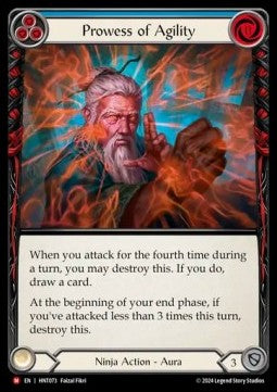Prowess of Agility (Rainbow Foil)⁣ - The Hunted⁣ (Majestic)⁣ [073]