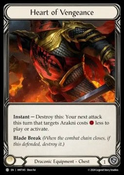 Heart of Vengeance (Cold Foil)⁣ - The Hunted⁣ (Common)⁣ [145]