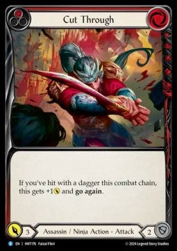 Cut Through (Red) (Rainbow Foil)⁣ - The Hunted⁣ (Rare)⁣ [176]