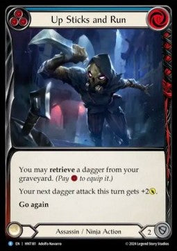 Up Sticks and Run (Blue) (Rainbow Foil)⁣ - The Hunted⁣ (Rare)⁣ [181]