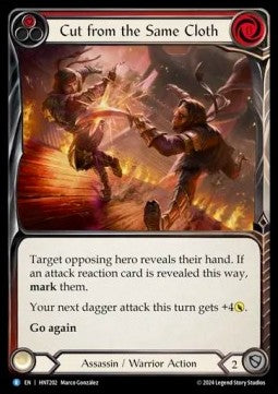 Cut from the Same Cloth (Red) (Rainbow Foil)⁣ - The Hunted⁣ (Rare)⁣ [202]