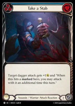 Take a Stab (Blue) (Regular)⁣ - The Hunted⁣ (Common)⁣ [213]