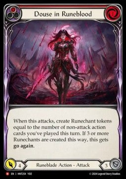 Douse in Runeblood (Rainbow Foil)⁣ - The Hunted⁣ (Majestic)⁣ [254]