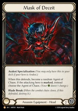 Mask of Deceit (Rainbow Foil)⁣ - The Hunted⁣ (Legendary)⁣ [011]