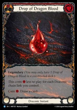 Drop of Dragon Blood (Extended Art Rainbow Foil)⁣ - The Hunted⁣ (Rare)⁣ [155]
