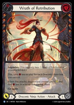 Wrath of Retribution (Extended Art Rainbow Foil)⁣ - The Hunted⁣ (Rare)⁣ [061]