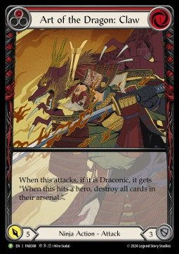 Art of the Dragon: Claw (Extended Art Rainbow Foil)⁣ - FAB Promos⁣ (Promo)⁣ [308]
