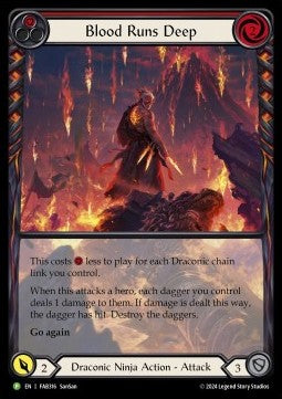 Blood Runs Deep (Extended Art Rainbow Foil)⁣ - FAB Promos⁣ (Promo)⁣ [316]