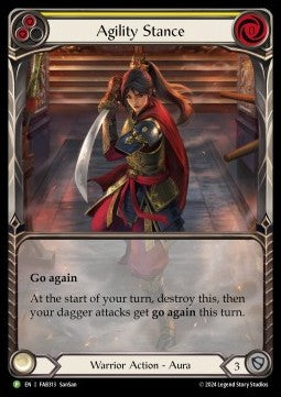 Agility Stance (Extended Art Rainbow Foil) - FAB Promos (Promo) [FAB-313]