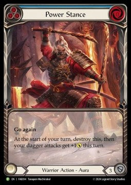 Power Stance (Extended Art Rainbow Foil) - FAB Promos (Promo) [FAB-314]
