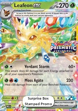Leafeon ex⁣ - Prismatic Evolutions: Additionals⁣ (Promo)⁣ [006]