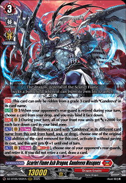 Scarlet Flame Ash Dragon, Gandeeva Masques [D-Format] (V.1 - Triple Rare)⁣ - Generation Dragenesis⁣ (Triple Rare)⁣ [002]
