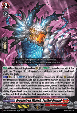 Dragontree Wretch, Torikei Qimrud [D-Format] (V.1 - Double Rare)⁣ - Generation Dragenesis⁣ (Double Rare)⁣ [022]