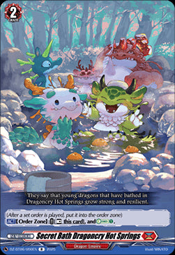 Secret Bath Dragoncry Hot Springs [D-Format] (V.1 - Rare)⁣ - Generation Dragenesis⁣ (Rare)⁣ [050]
