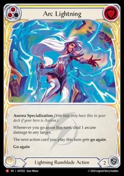 Arc Lightning (Regular)⁣ - Armory Deck: Aurora⁣ (Majestic)⁣ [022]