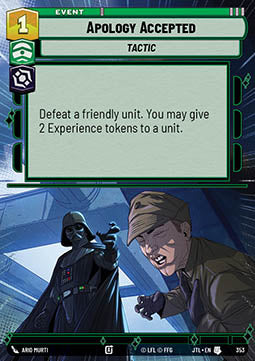 Apology Accepted⁣ - Jump to Lightspeed: Extras⁣ (Uncommon)⁣ [353]
