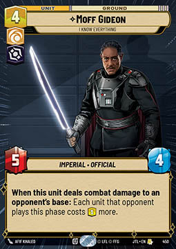 Moff Gideon, I Know Everything⁣ - Jump to Lightspeed: Extras⁣ (Rare)⁣ [450]