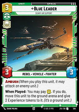 Blue Leader, Scarif Air Support (V.2)⁣ - Jump to Lightspeed⁣ (Uncommon)⁣ [594]