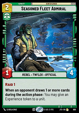 Seasoned Fleet Admiral (V.2)⁣ - Jump to Lightspeed⁣ (Rare)⁣ [609]