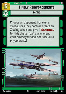 Timely Reinforcements (V.2)⁣ - Jump to Lightspeed⁣ (Common)⁣ [628]