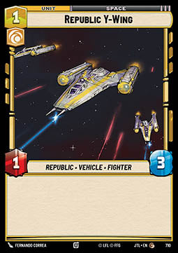 Republic Y-Wing (V.2)⁣ - Jump to Lightspeed⁣ (Common)⁣ [710]