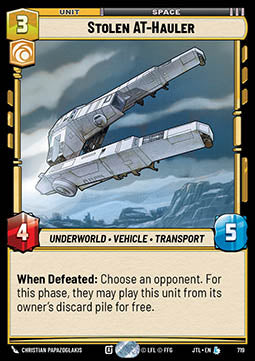 Stolen AT-Hauler (V.2)⁣ - Jump to Lightspeed⁣ (Legendary)⁣ [719]