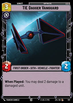 TIE Dagger Vanguard (V.2)⁣ - Jump to Lightspeed⁣ (Common)⁣ [737]
