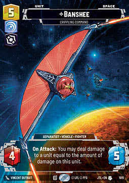 Banshee, Crippling Command (V.3) - Jump to Lightspeed: Extras (Uncommon) [XJTL-1015]