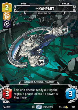 Rampart, Enjoy the Exit (V.3) - Jump to Lightspeed: Extras (Rare) [XJTL-1037]