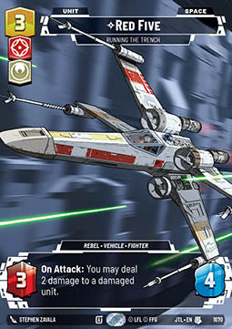 Red Five, Running the Trench (V.4)⁣ - Jump to Lightspeed: Extras⁣ (Uncommon)⁣ [1070]