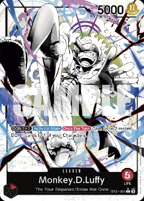 Monkey.D.Luffy (ST21-001) (V.2)⁣ - Starter Deck: EX Gear 5⁣ (Alternate Art)⁣ [001]