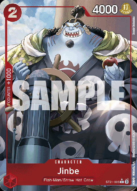 Jinbe (ST21-005) (V.2)⁣ - Starter Deck: EX Gear 5⁣ (Alternate Art)⁣ [005]