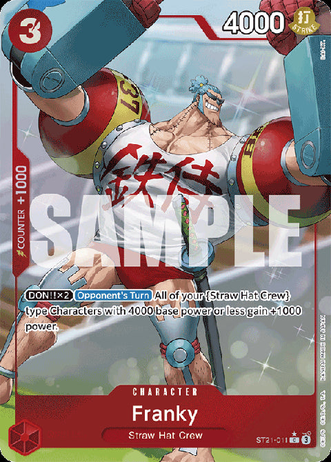Franky (ST21-011) (V.2)⁣ - Starter Deck: EX Gear 5⁣ (Alternate Art)⁣ [011]