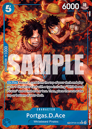 Portgas.D.Ace (OP08-052)⁣ - Royal Blood⁣ (Treasure Rare)⁣ [OP08-052]