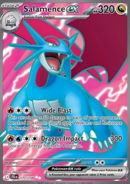 Salamence ex⁣ - Journey Together⁣ (Ultra Rare)⁣ [177]