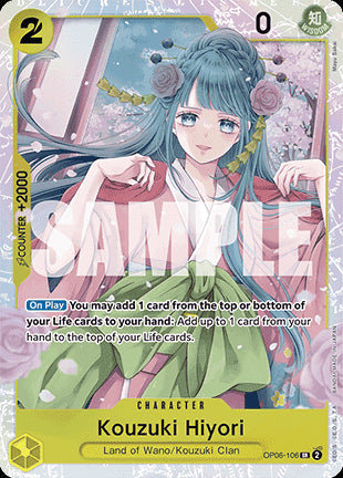 Kouzuki Hiyori (OP06-106) (V.1)⁣ - The Best⁣ (Super Rare)⁣ [OP06-106]