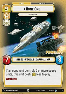 Home One, On My Mark (V.3) - 2025 Promos (Legendary) [P25-011]