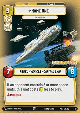 Home One, On My Mark (V.4) - 2025 Promos (Legendary) [P25-012]